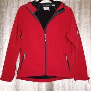 HP! 🌟 Black Diamond EUC S red hooded jacket